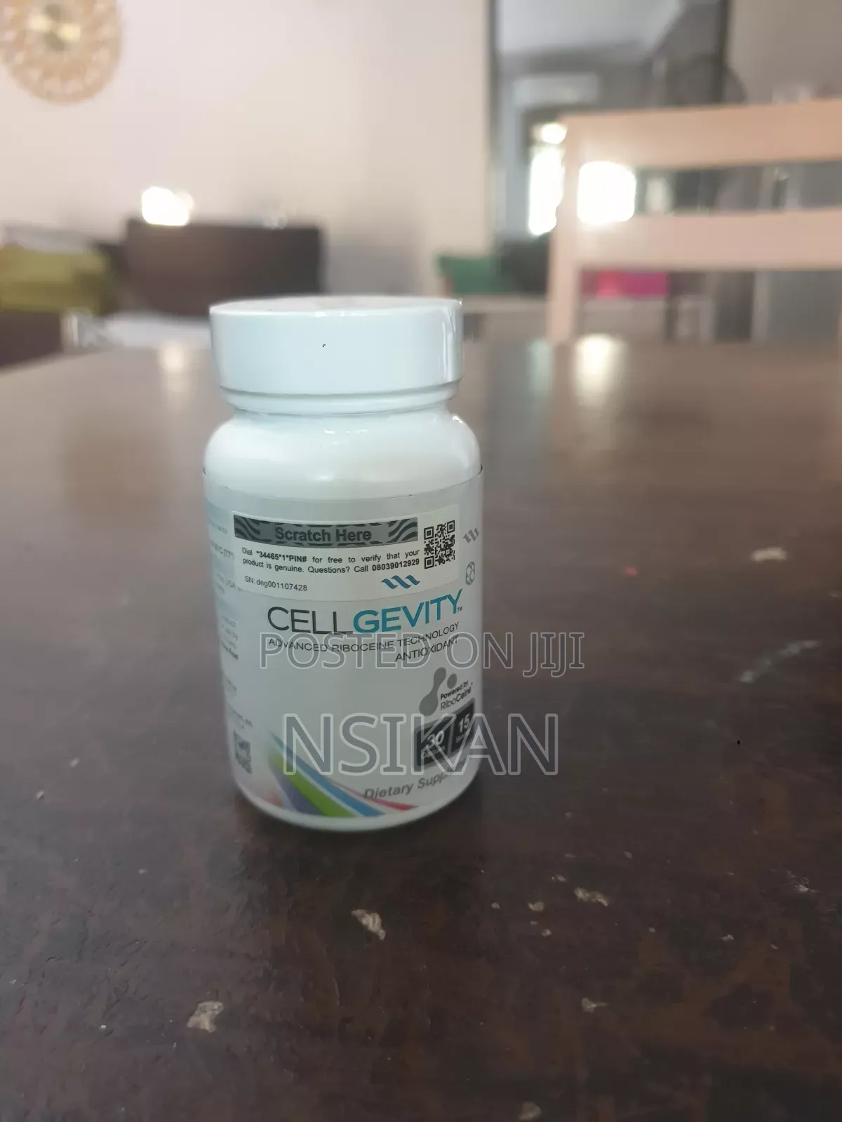 Cellgevity 1 Month Bottle (120 Capsules)