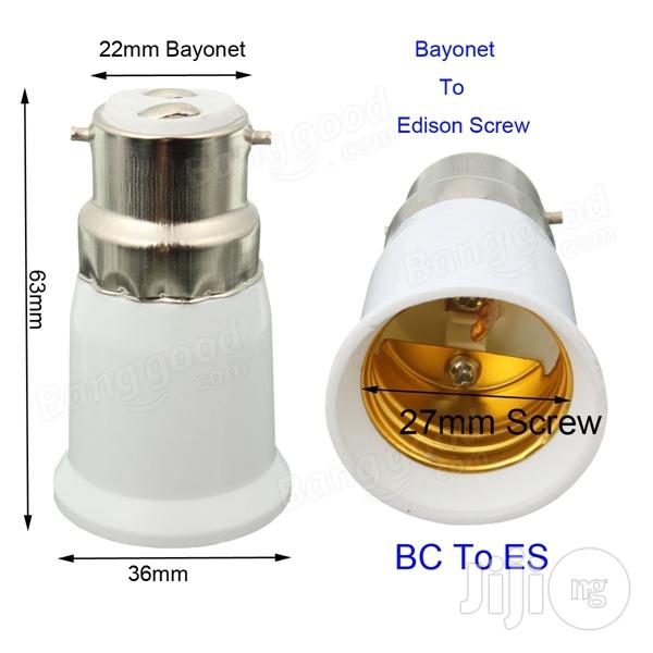 4 PCS Light Bulb Converter: B22 Adapter to E27 Light Bulb