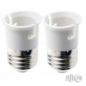 4pcs Light Bulb Socket Converter: E27 Socket to B22 Bulb