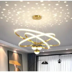 Modern Quality Luxury Ring Led Drop Chandelier Pendant Light (600mm)
