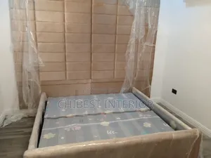 Padded 6by6 8.5ft Bed With Two Side Drawers