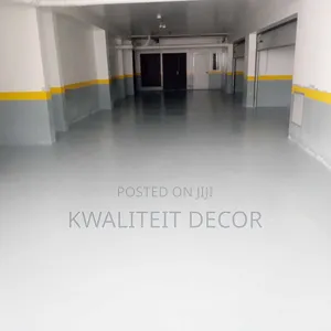 Grey Finishing Epoxy Flooring