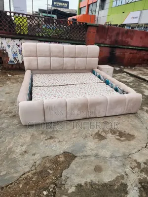 Brand New Cream 6by6 Bed Stand