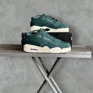Original Nike Air Jordan 4 Rm Oxidized Green Sneakers