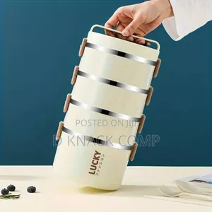 4layer Large Capacity Stainless Steel Lunch Box