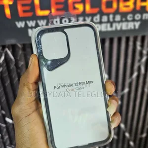 iPhone 12 Pro Max White Clear Case