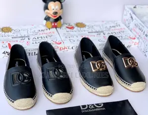 Original Dolce Gabbana Men Loafers Espadrilles Shoes