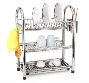 Quality Stainless Steel 3layer Dish Rack