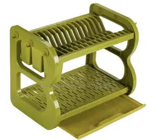 2 Tier Plastic Dish Rack