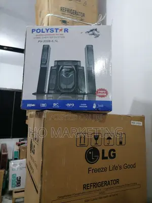 Polystar Home Theatre With Tower Speaker-Pv-3338-5.1l