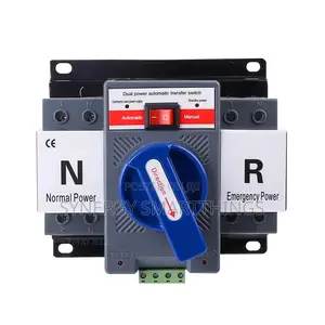 Dual Power Changeover Switch 2p 63a 400v Automatic Generator