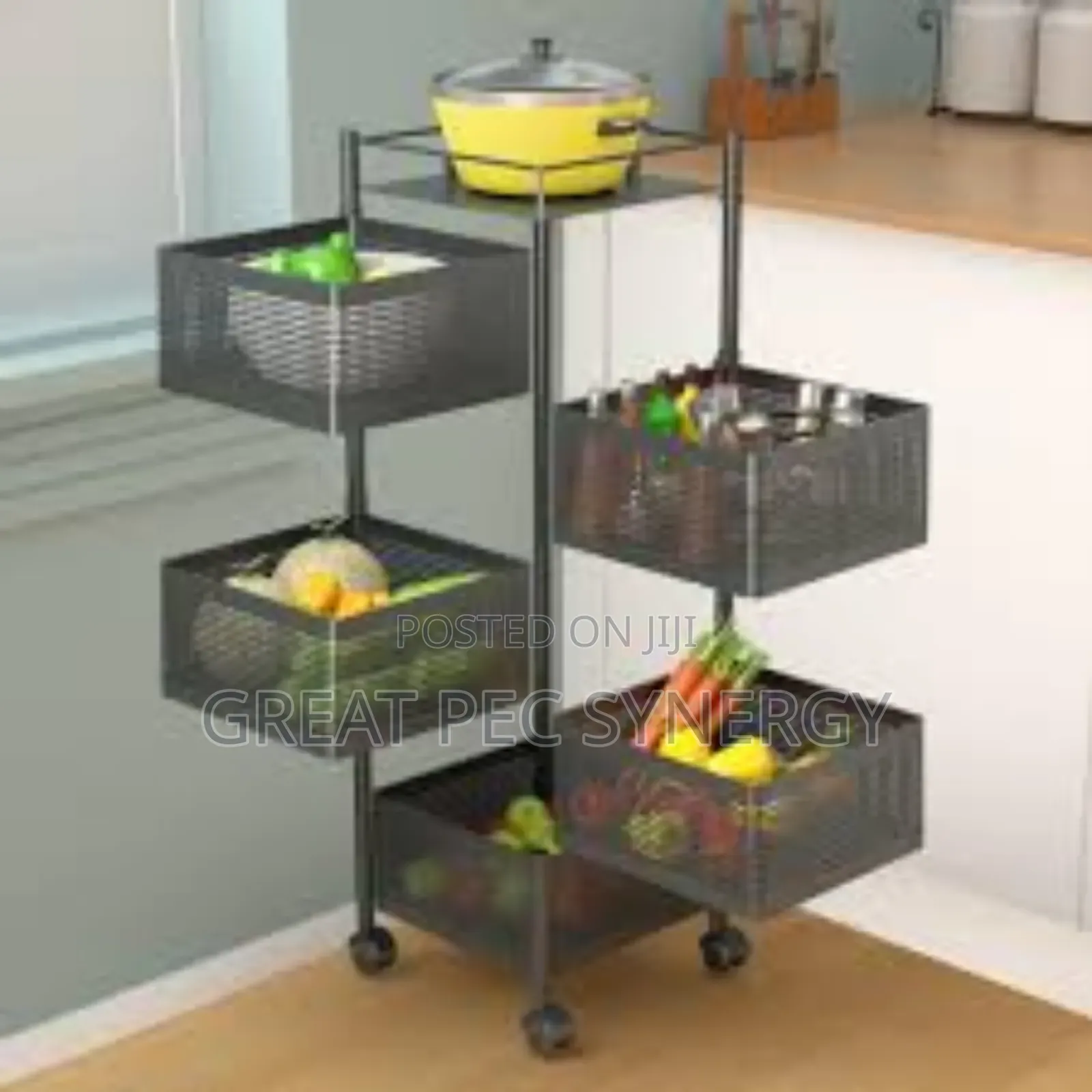 5 Layer Kitchen Basket(Squared Shape)
