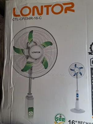Lontor Rechargeable Fan 16"