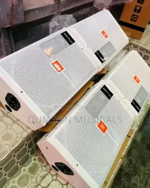 JBL 12 Inches Speakers Pure and Clean White. Big Magnet