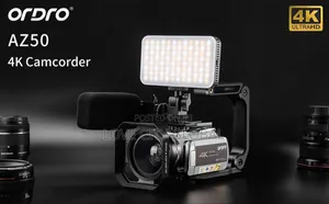 Wifi Camcorder Touchscreen 4K Digital Camera And 2 Batteries