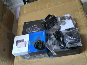 Wifi Camcorder Touchscreen 4K Digital Camera And 2 Batteries