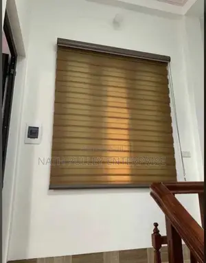 Gold Brown Day and Night Blinds
