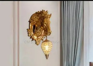 Horse Golden Wall Lamp