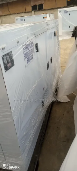 80kva Perkins Soundproof Diesel Generator 100% Copper Coil
