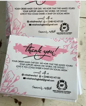 Premium Thank You Cards