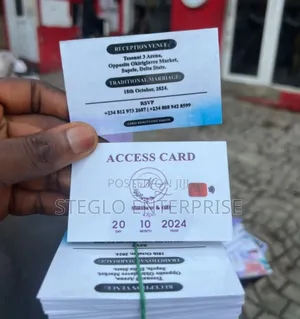 Quality Access Card and Thank You Card