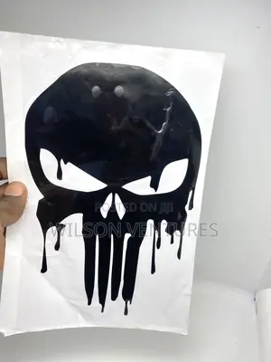 Car Body Skull Sticker Universal
