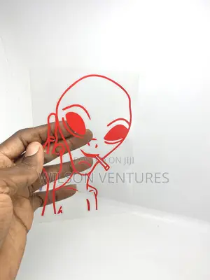 Alien Sticker for Car Body Exterior