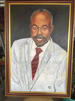 Sample Acrylic Portrait Painting on Canvas