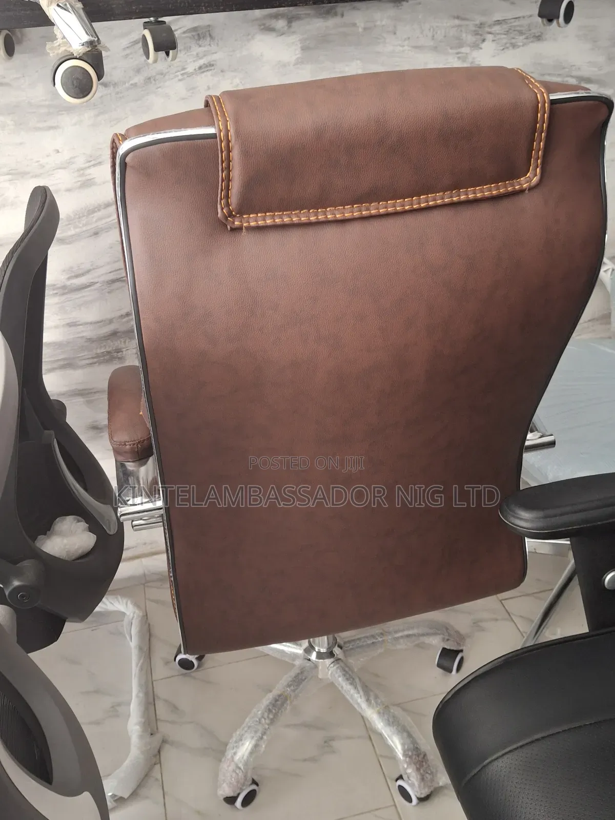Executive Chair - Brown Leather