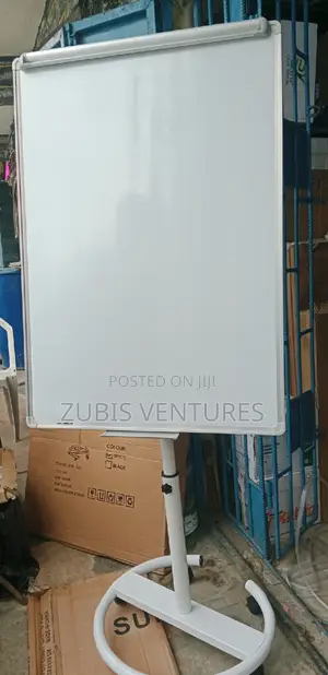 Magnetic Flip Chart Board With Rollers (70x100cm)