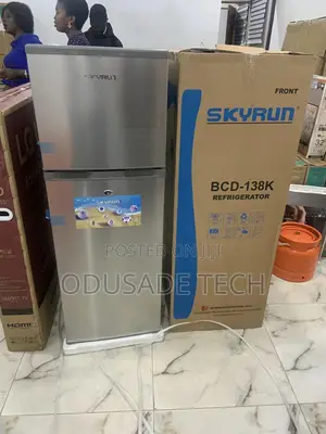 Capacity Plus Skyrun Refrigerator BCD 138hc Double Door