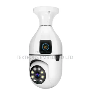 Dual Lens 360° Rotational Bulb CCTV Camera