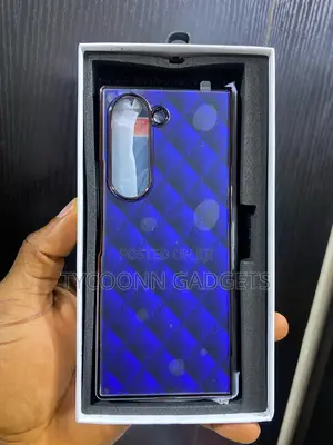 Z Fold 6 Colorful Crystal Case With Front Screen Protector