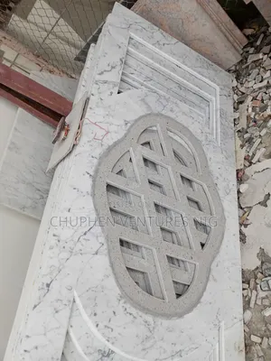 Staircase Rail With Granite Stone Design
