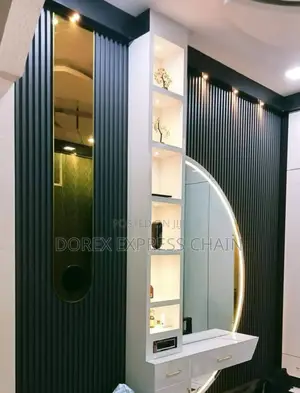 A Very Simple Console for Sale With Mirror