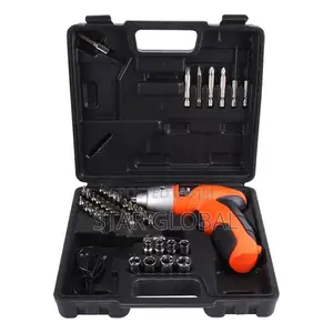 Practical Cordless Drill And Screwdriver 46 Piece Tool Set
