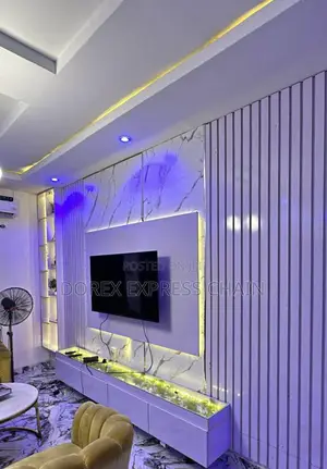 Ultra Modern Gleaming TV Console Made By Dorex Express Chain