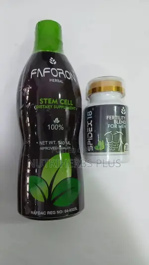 Stem Cell Drink + Spidex18: Best for Boosting Male Fertility