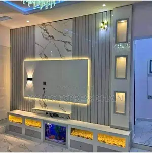 Dorex Space-Saving Floating TV Cabinet With Cable Management