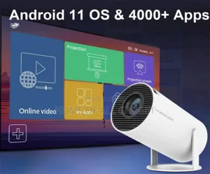 1080 Wifi 5.0 Android 11 Portable Smart Mini Projector