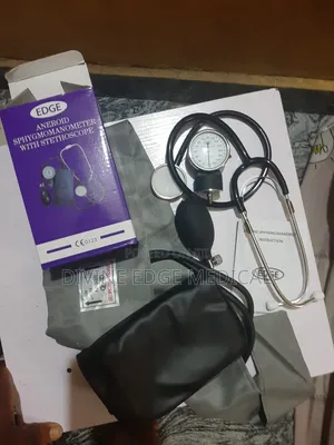 Edge Aneroid Sphygmomanometer Long Cuff With Stethoscope