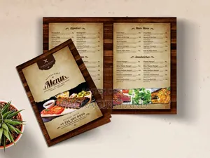 Food Menu Printing for Restaurants