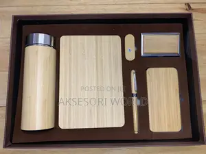 6 in 1 Wooden Bamboo Corporate Gift Set End of Year Gift
