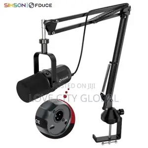 FDUCE SL40+ XLR/USB Wired Podcast Microphone Kit Arm Stand