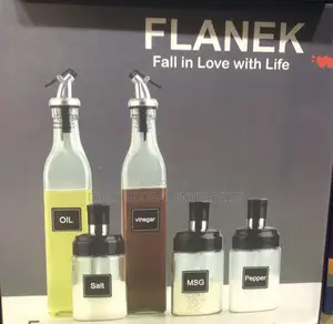 5 in 1 Oil Bottle and Spice Jar