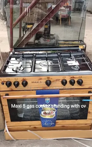 Original Maxi Standing Cooker 5 Gas Burner Automatic / Oven