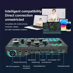 GAX-SX91 Professional Multiple Effects Live XLR Sound Card