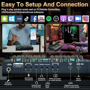 Original X3 Professional Live Sound Card for Streaming