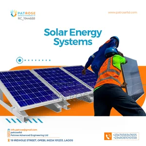 Solar Energy Systems Installation, Repairs and Maintenance
