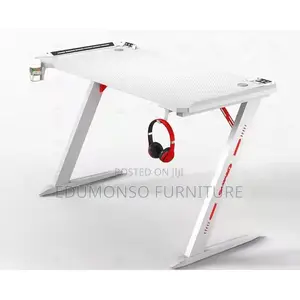 Gaming Desk, 55 Inch Gaming Table With LED RGB Lights,1.2MTR